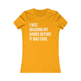 T-SHIRT FEMME LAVAGE DES MAINS