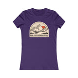 CAMISETA MUJER SALVAJE ES MARAVILLOSO