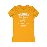 DEEBO'S BIKE RENTALS WOMEN'S T-SHIRT