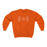 OH CANADA - WT SCRIBBLE - Sweat-shirt à col rond unisexe Heavy Blend™ 