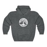 TREE OF LIFE - WHITE - Unisex Heavy Blend™ Hooded Sweatshirt