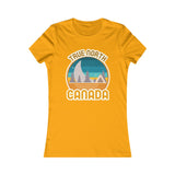 CAMISETA MUJER VERDADERO NORTE DE CANADÁ