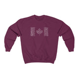 OH CANADA - WT SCRIBBLE - Sweat-shirt à col rond unisexe Heavy Blend™ 