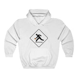 WARNING BASKETBALL PLAYER AHEAD - Unisex Heavy Blend™ Hooded Sweatshirt