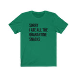 QUARANTINE SNACKS MEN/UNISEX T-SHIRT