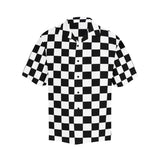 Black and White Checkered Abstract