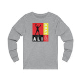 ALI - THE GOAT - Unisex Jersey Long Sleeve Tee