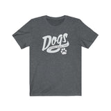 DOGS BECAUSE PEOPLE SUCK MEN/UNISEX T-SHIRT