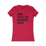 T-SHIRT FEMME SNACKS DE QUARANTAINE