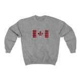 CANADIAN FLAG - PLAID - Unisex Heavy Blend™ Crewneck Sweatshirt