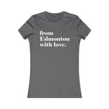 DESDE EDMONTON CON AMOR CAMISETA MUJER