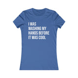 T-SHIRT FEMME LAVAGE DES MAINS
