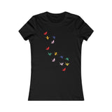 FLYING PAPER CRANES WOMEN'S T-SHIRT