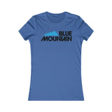 T-SHIRT FEMME MONTAGNE BLEU