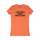 MIXED FEELINGS WOMEN'S T-SHIRT