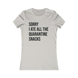 T-SHIRT FEMME SNACKS DE QUARANTAINE