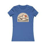 CAMISETA MUJER SALVAJE ES MARAVILLOSO