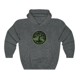 TREE OF LIFE - BLACK GREEN - Unisex Heavy Blend™ Hooded Sweatshirt