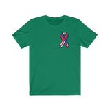 HAITI SOLIDE - RIBBON - MEN/UNISEX T-SHIRT