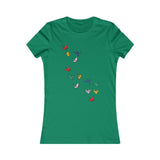 FLYING PAPER CRANES WOMEN'S T-SHIRT