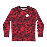 CANADA - CAMO - Men's Long Sleeve AOP Shirt