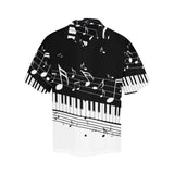 Abstract Piano Keys with Musical Notes