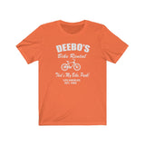 DEEBO'S BIKE RENTALS MEN/UNISEX T-SHIRT