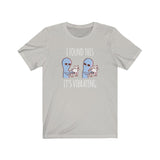 VIBRATING CAT MEN/UNISEX T-SHIRT