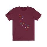 FLYING PAPER CRANES MEN/UNISEX T-SHIRT
