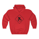 WARNING BASKETBALL PLAYER AHEAD - Unisex Heavy Blend™ Hooded Sweatshirt