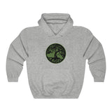 TREE OF LIFE - BLACK GREEN - Unisex Heavy Blend™ Hooded Sweatshirt
