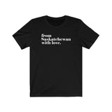DE SASKATCHEWAN CON AMOR CAMISETA HOMBRE/UNISEX
