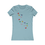 FLYING PAPER CRANES WOMEN'S T-SHIRT