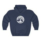 TREE OF LIFE - WHITE - Unisex Heavy Blend™ Hooded Sweatshirt
