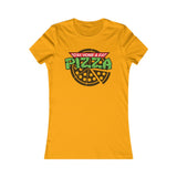 RESTEZ À LA MAISON ET MANGER DE LA PIZZA T-SHIRT FEMME