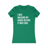 T-SHIRT FEMME LAVAGE DES MAINS