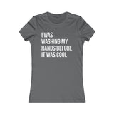 T-SHIRT FEMME LAVAGE DES MAINS