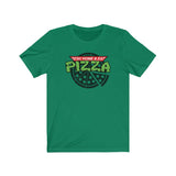 STAY HOME & EAT PIZZA MEN/UNISEX T-SHIRT