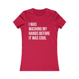 T-SHIRT FEMME LAVAGE DES MAINS