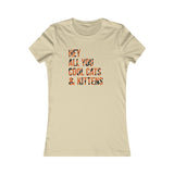 HEY ALL YOU COOL CATS AND KITTENS WOMEN'S T-SHIRT