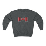 CANADIAN FLAG - PLAID - Unisex Heavy Blend™ Crewneck Sweatshirt