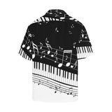 Abstract Piano Keys with Musical Notes