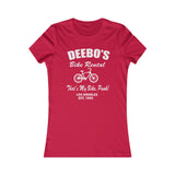 DEEBO'S BIKE RENTALS WOMEN'S T-SHIRT