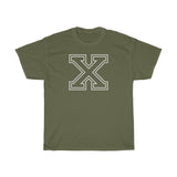X - DESCONOCIDO - Camiseta unisex de algodón pesado 
