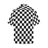 Black and White Checkered Abstract