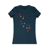 FLYING PAPER CRANES WOMEN'S T-SHIRT