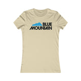 T-SHIRT FEMME MONTAGNE BLEU