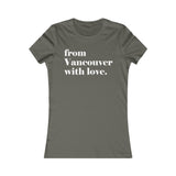 DE VANCOUVER AVEC AMOUR T-SHIRT FEMME