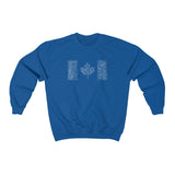 OH CANADA - WT SCRIBBLE - Sweat-shirt à col rond unisexe Heavy Blend™ 