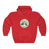 TREE OF LIFE - GREEN WHITE - Unisex Heavy Blend™ Hooded Sweatshirt